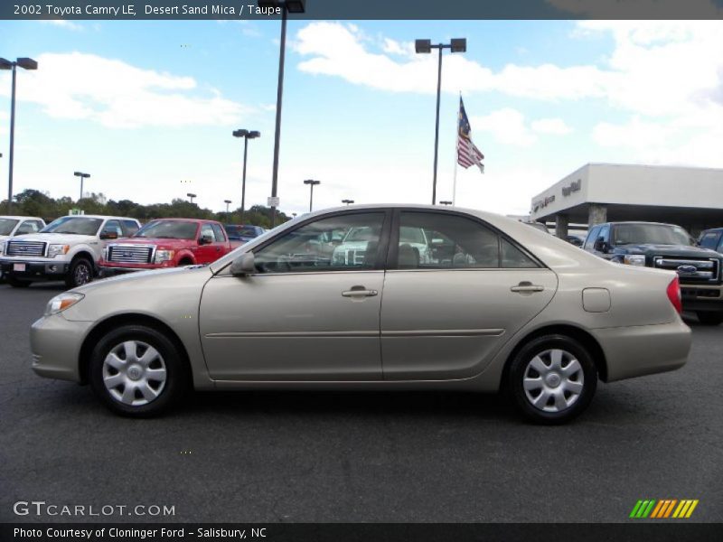 Desert Sand Mica / Taupe 2002 Toyota Camry LE