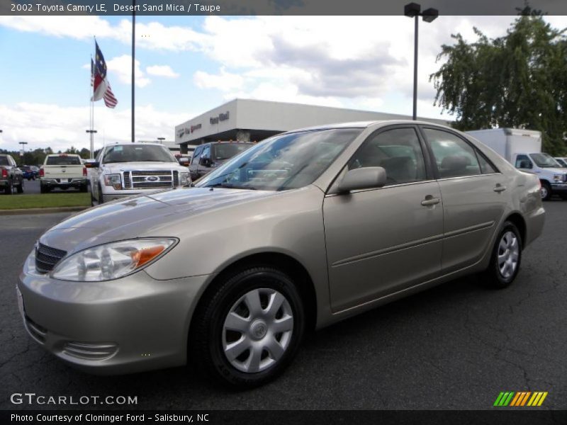 Desert Sand Mica / Taupe 2002 Toyota Camry LE