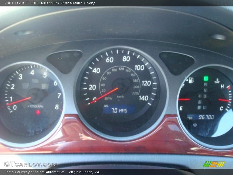 Millennium Silver Metallic / Ivory 2004 Lexus ES 330