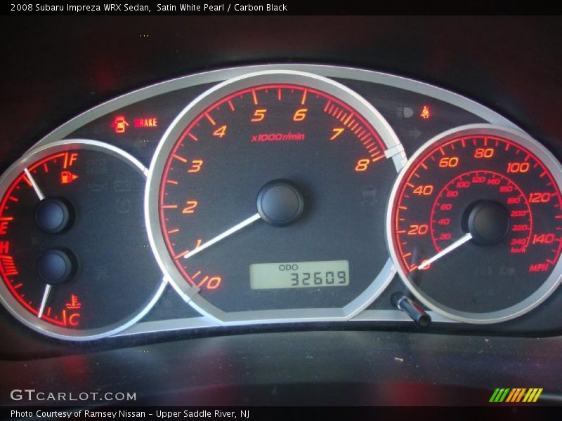  2008 Impreza WRX Sedan WRX Sedan Gauges