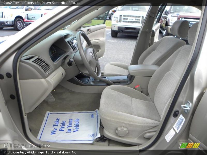 Desert Sand Mica / Taupe 2002 Toyota Camry LE