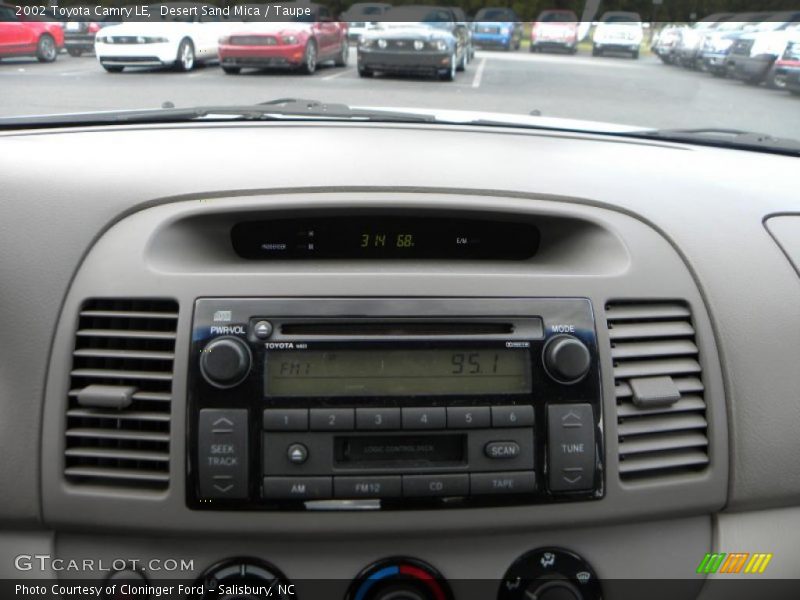 Desert Sand Mica / Taupe 2002 Toyota Camry LE
