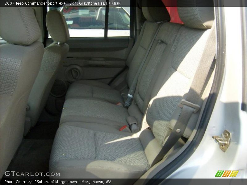 Light Graystone Pearl / Khaki 2007 Jeep Commander Sport 4x4