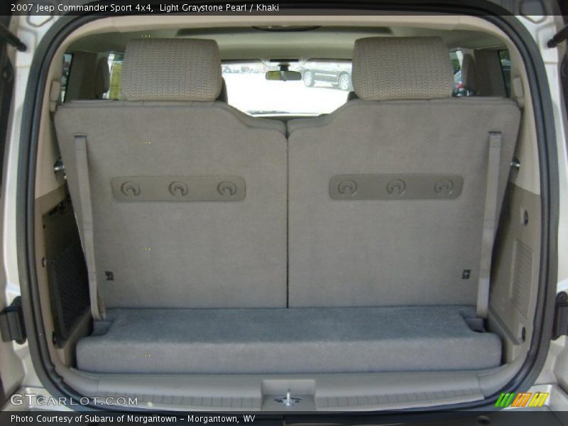 Light Graystone Pearl / Khaki 2007 Jeep Commander Sport 4x4