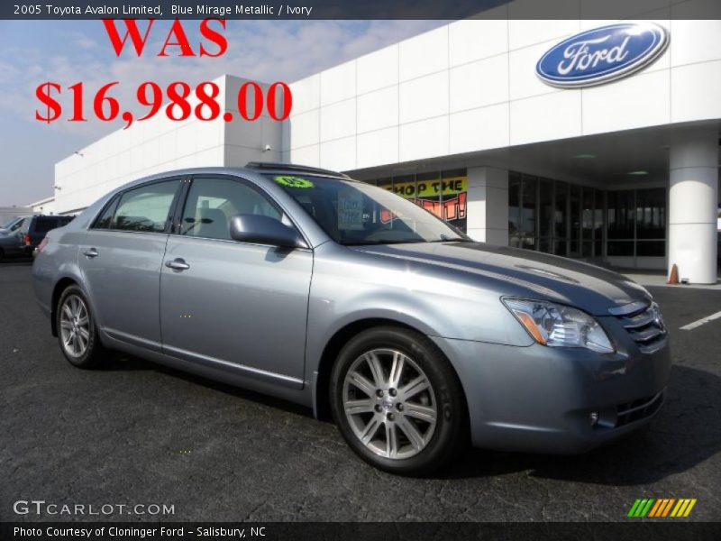 Blue Mirage Metallic / Ivory 2005 Toyota Avalon Limited