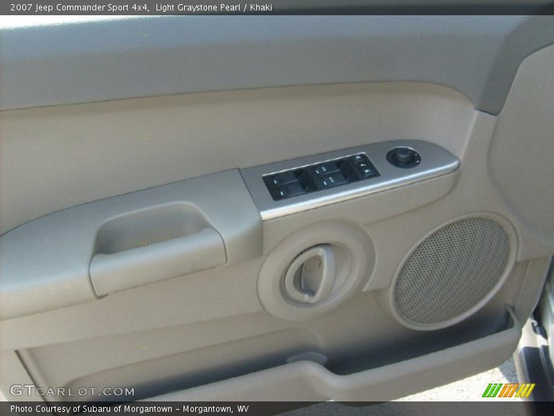 Light Graystone Pearl / Khaki 2007 Jeep Commander Sport 4x4