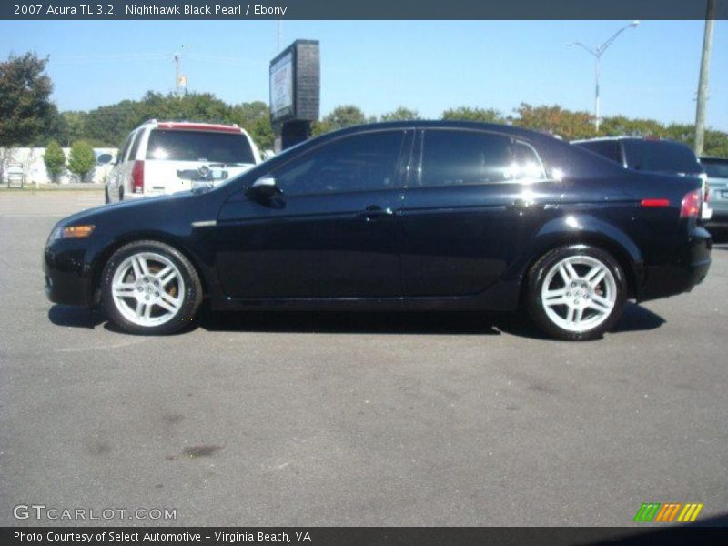 Nighthawk Black Pearl / Ebony 2007 Acura TL 3.2