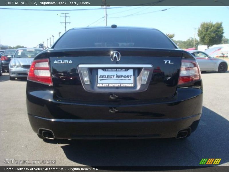 Nighthawk Black Pearl / Ebony 2007 Acura TL 3.2