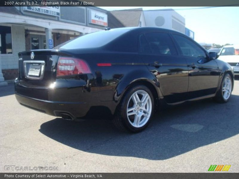 Nighthawk Black Pearl / Ebony 2007 Acura TL 3.2