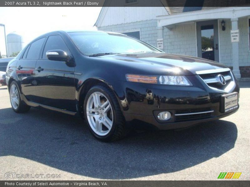 Nighthawk Black Pearl / Ebony 2007 Acura TL 3.2