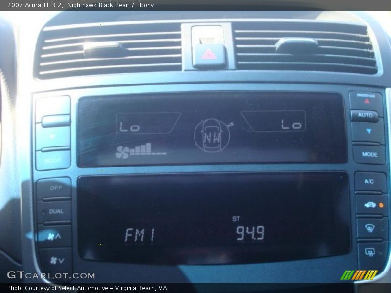 Nighthawk Black Pearl / Ebony 2007 Acura TL 3.2