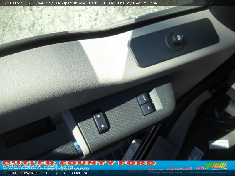 Dark Blue Pearl Metallic / Medium Stone 2010 Ford F350 Super Duty FX4 SuperCab 4x4