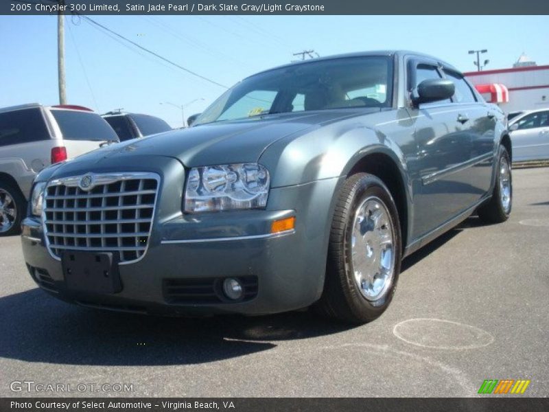 Satin Jade Pearl / Dark Slate Gray/Light Graystone 2005 Chrysler 300 Limited