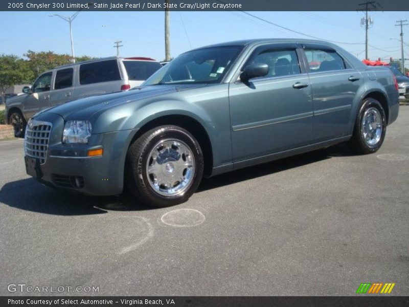 Satin Jade Pearl / Dark Slate Gray/Light Graystone 2005 Chrysler 300 Limited