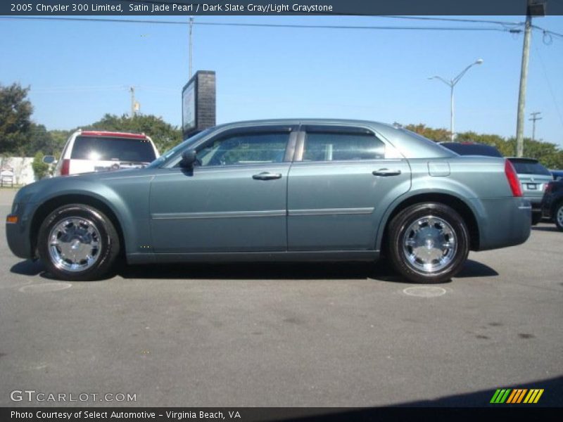Satin Jade Pearl / Dark Slate Gray/Light Graystone 2005 Chrysler 300 Limited