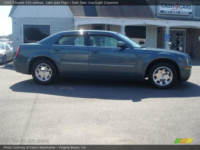 Satin Jade Pearl / Dark Slate Gray/Light Graystone 2005 Chrysler 300 Limited