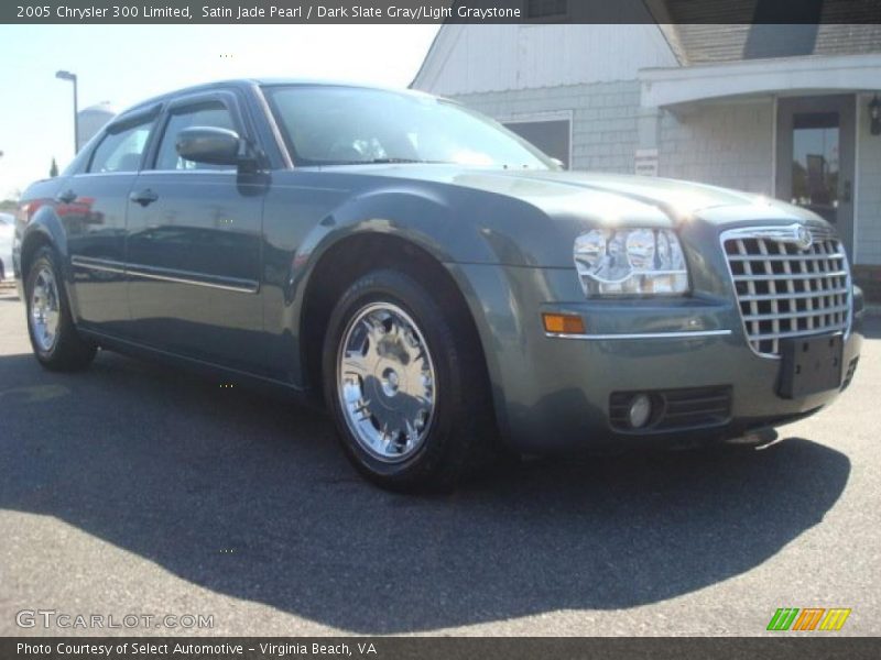 Satin Jade Pearl / Dark Slate Gray/Light Graystone 2005 Chrysler 300 Limited