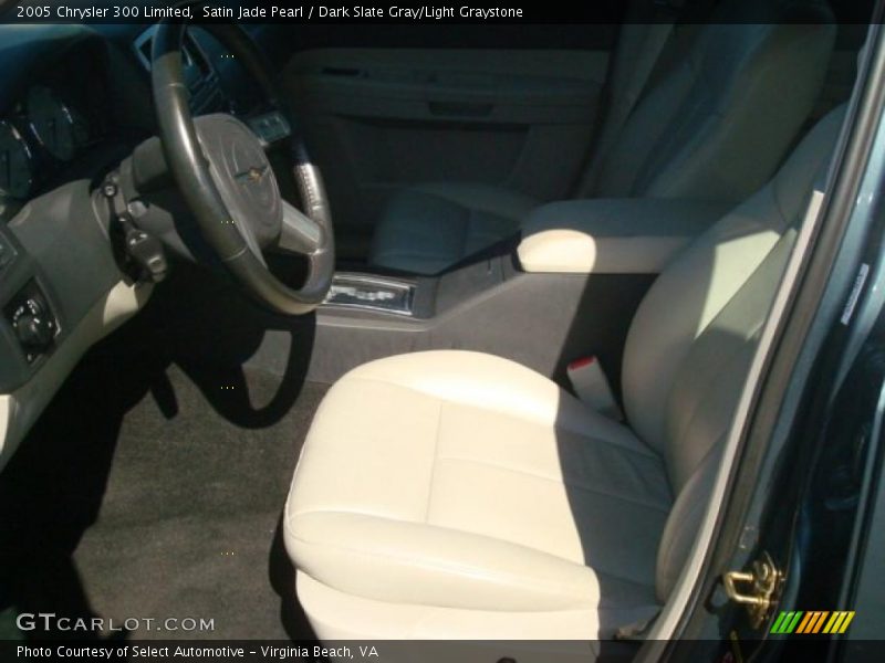 Satin Jade Pearl / Dark Slate Gray/Light Graystone 2005 Chrysler 300 Limited