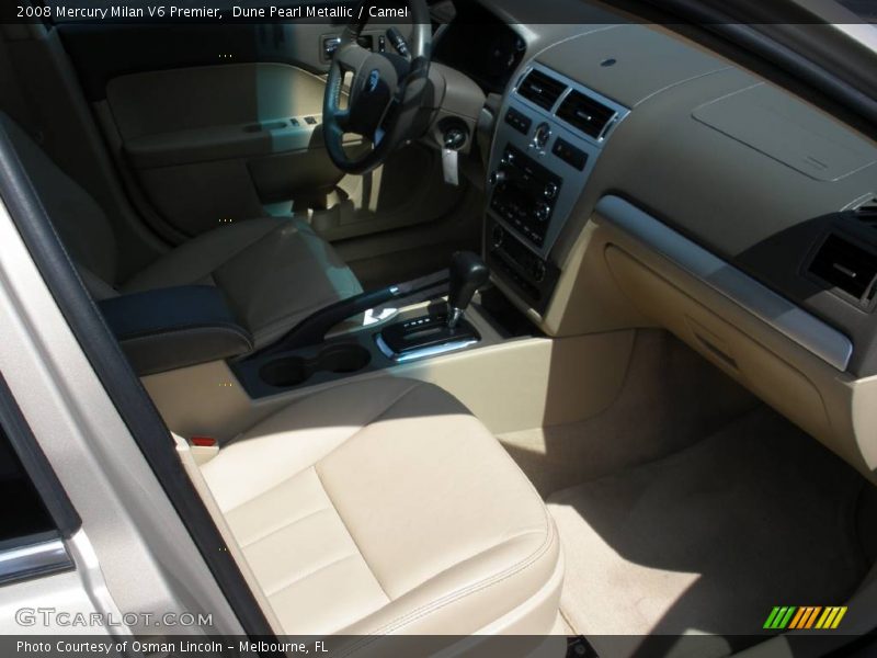 Dune Pearl Metallic / Camel 2008 Mercury Milan V6 Premier