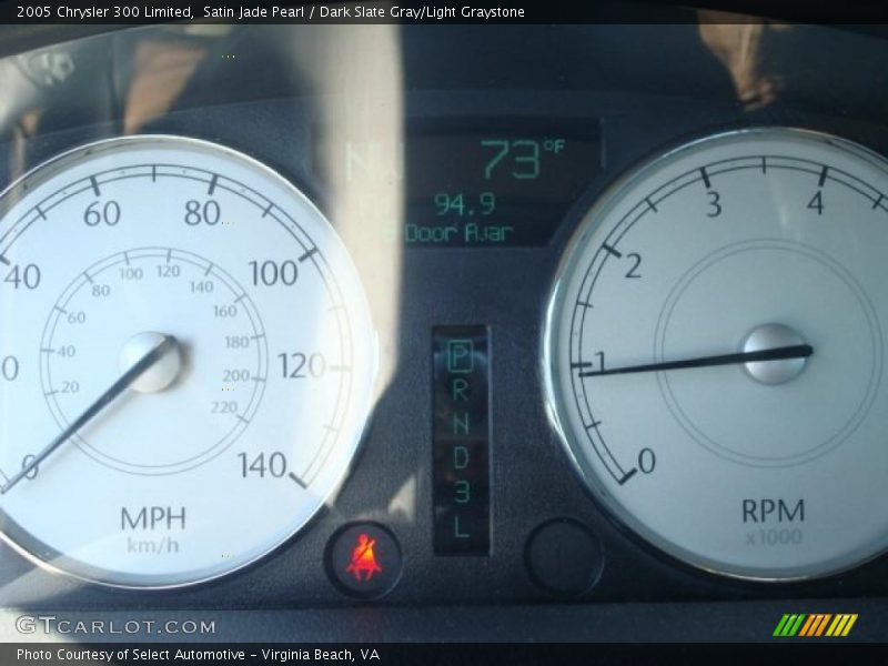 Satin Jade Pearl / Dark Slate Gray/Light Graystone 2005 Chrysler 300 Limited