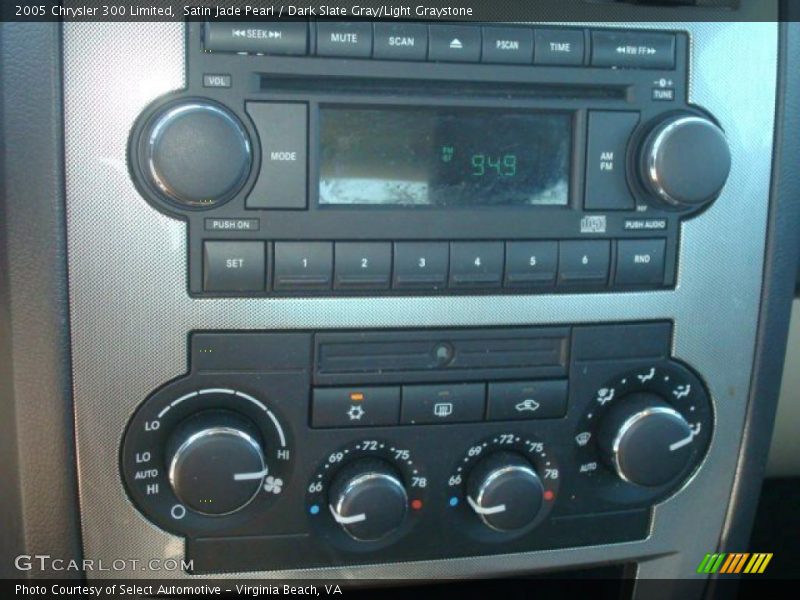 Satin Jade Pearl / Dark Slate Gray/Light Graystone 2005 Chrysler 300 Limited