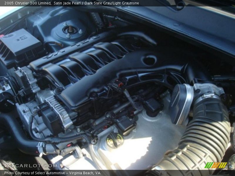 Satin Jade Pearl / Dark Slate Gray/Light Graystone 2005 Chrysler 300 Limited