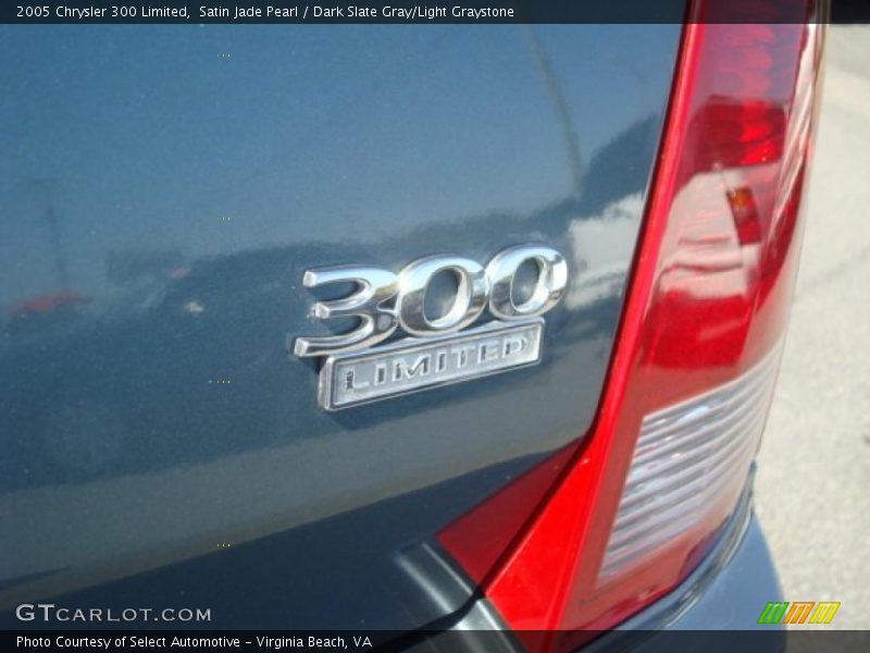 Satin Jade Pearl / Dark Slate Gray/Light Graystone 2005 Chrysler 300 Limited