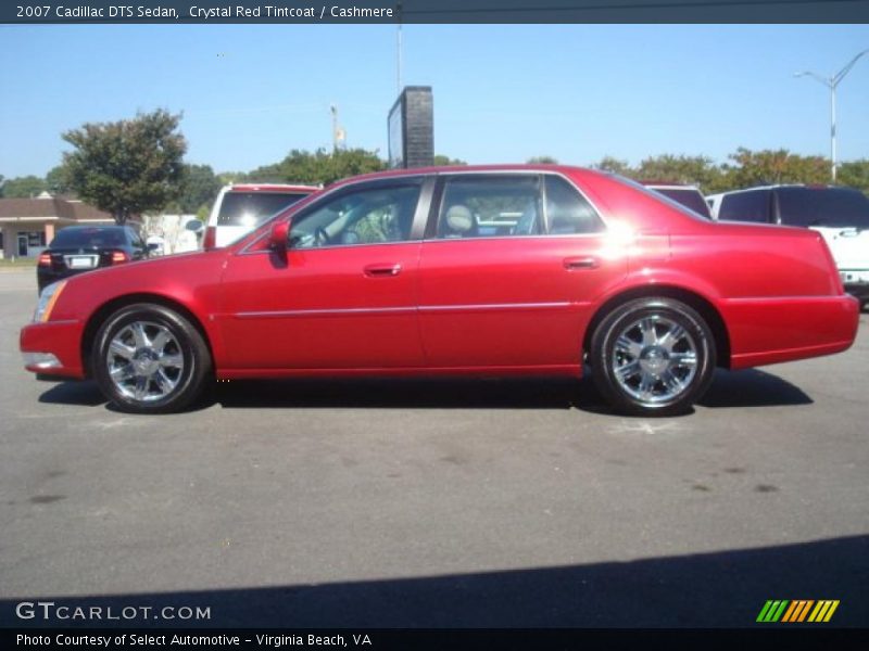 Crystal Red Tintcoat / Cashmere 2007 Cadillac DTS Sedan