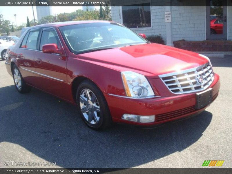 Crystal Red Tintcoat / Cashmere 2007 Cadillac DTS Sedan