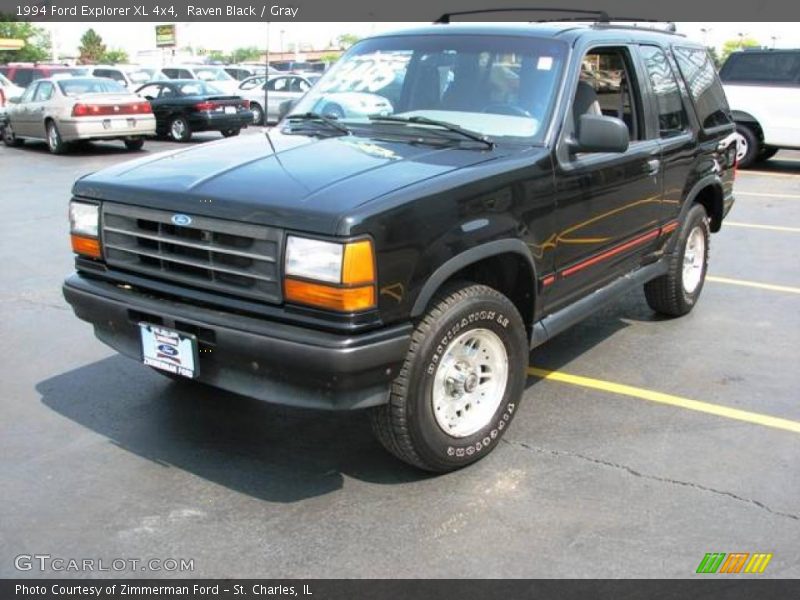 Raven Black / Gray 1994 Ford Explorer XL 4x4