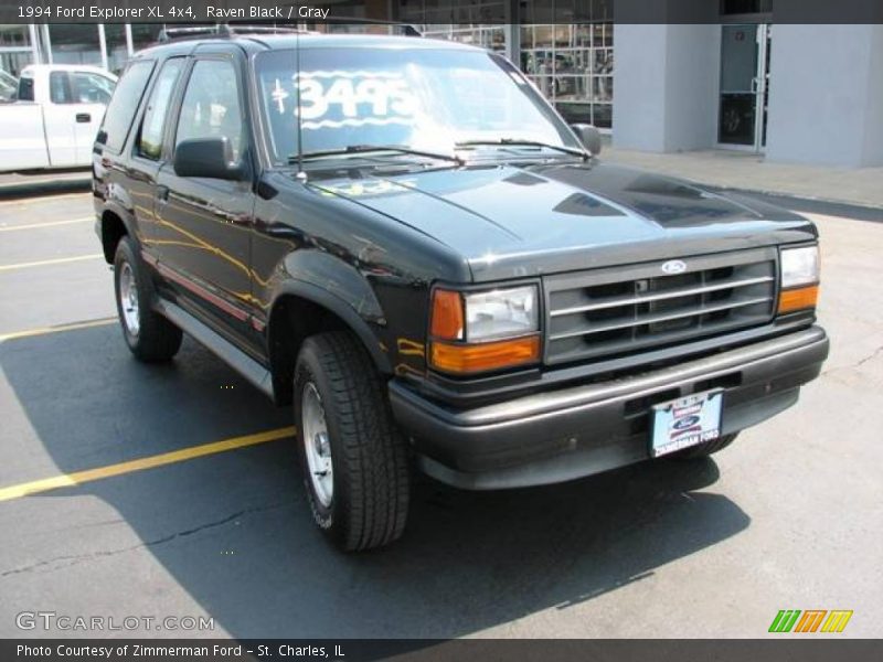 Raven Black / Gray 1994 Ford Explorer XL 4x4