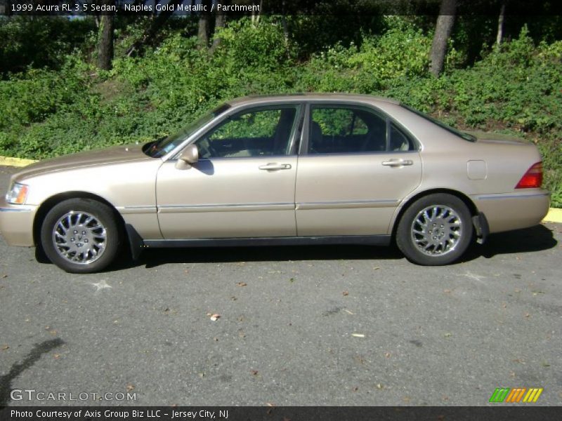 Naples Gold Metallic / Parchment 1999 Acura RL 3.5 Sedan