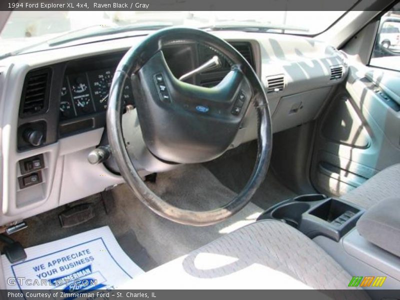 Raven Black / Gray 1994 Ford Explorer XL 4x4