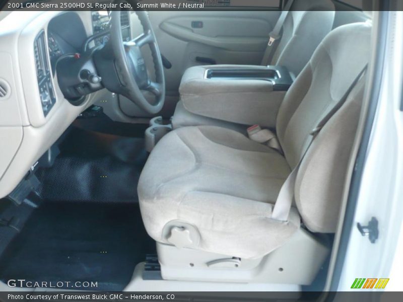 Summit White / Neutral 2001 GMC Sierra 2500HD SL Regular Cab