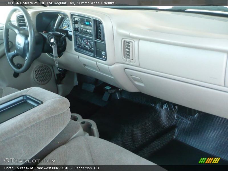  2001 Sierra 2500HD SL Regular Cab Neutral Interior