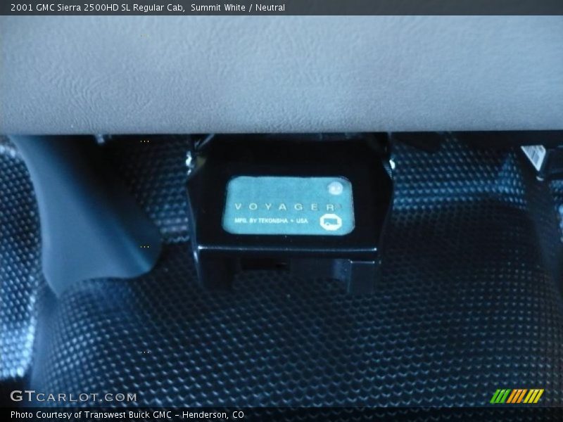 Summit White / Neutral 2001 GMC Sierra 2500HD SL Regular Cab