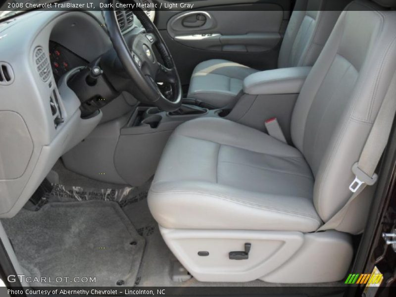 Dark Cherry Metallic / Light Gray 2008 Chevrolet TrailBlazer LT
