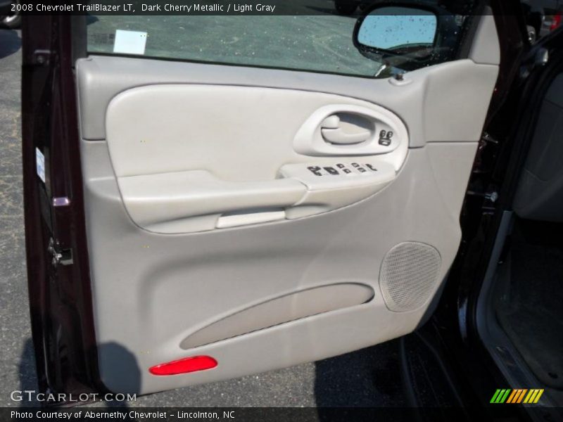Dark Cherry Metallic / Light Gray 2008 Chevrolet TrailBlazer LT