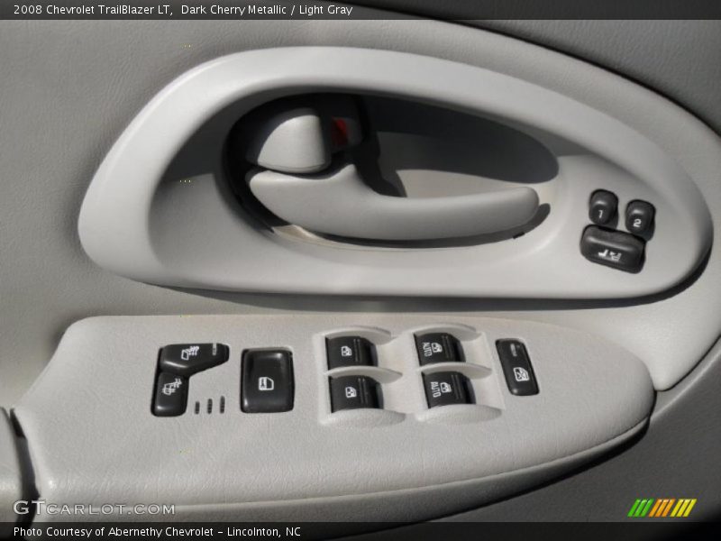 Dark Cherry Metallic / Light Gray 2008 Chevrolet TrailBlazer LT