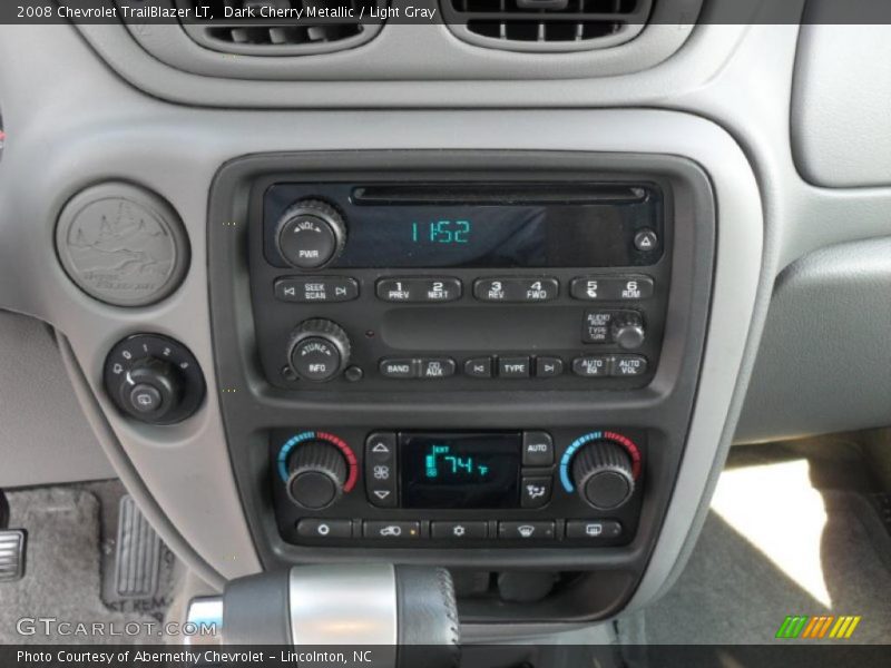 Dark Cherry Metallic / Light Gray 2008 Chevrolet TrailBlazer LT
