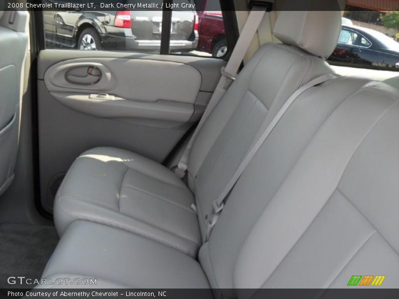 Dark Cherry Metallic / Light Gray 2008 Chevrolet TrailBlazer LT