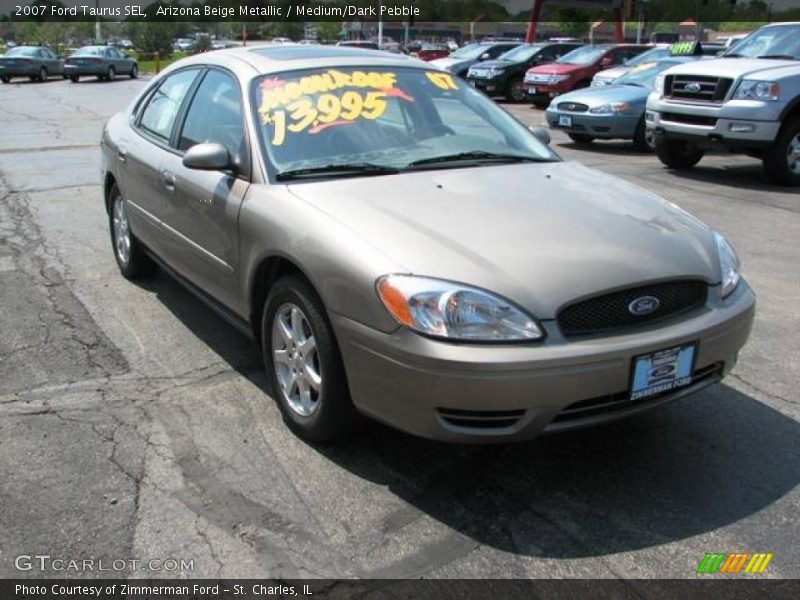 Arizona Beige Metallic / Medium/Dark Pebble 2007 Ford Taurus SEL