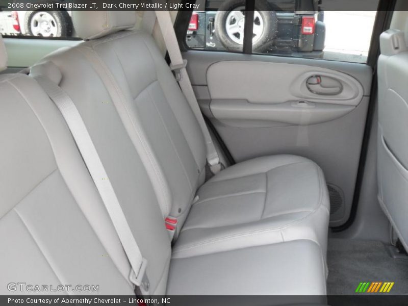 Dark Cherry Metallic / Light Gray 2008 Chevrolet TrailBlazer LT