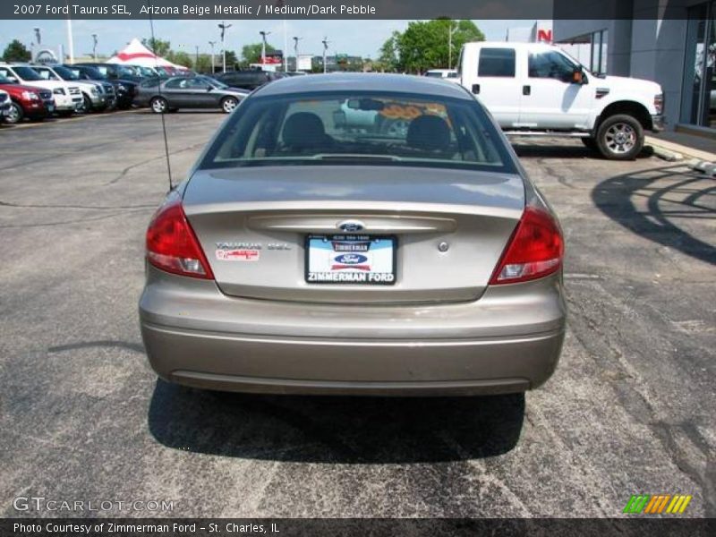 Arizona Beige Metallic / Medium/Dark Pebble 2007 Ford Taurus SEL