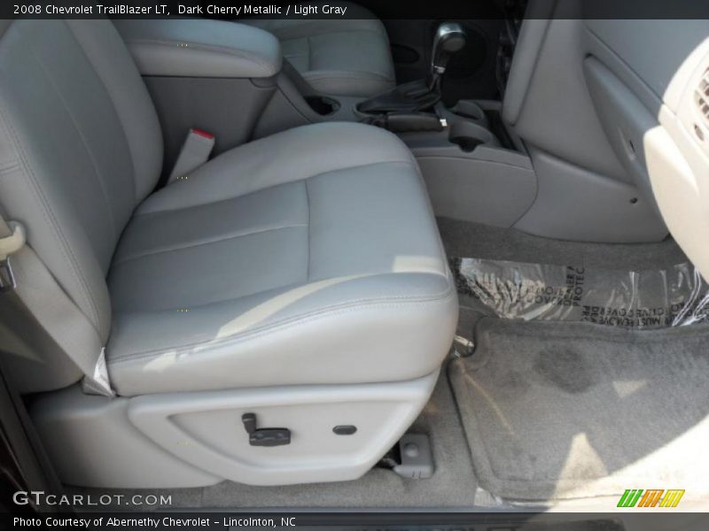 Dark Cherry Metallic / Light Gray 2008 Chevrolet TrailBlazer LT