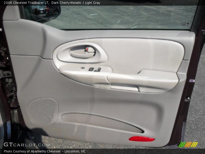Dark Cherry Metallic / Light Gray 2008 Chevrolet TrailBlazer LT