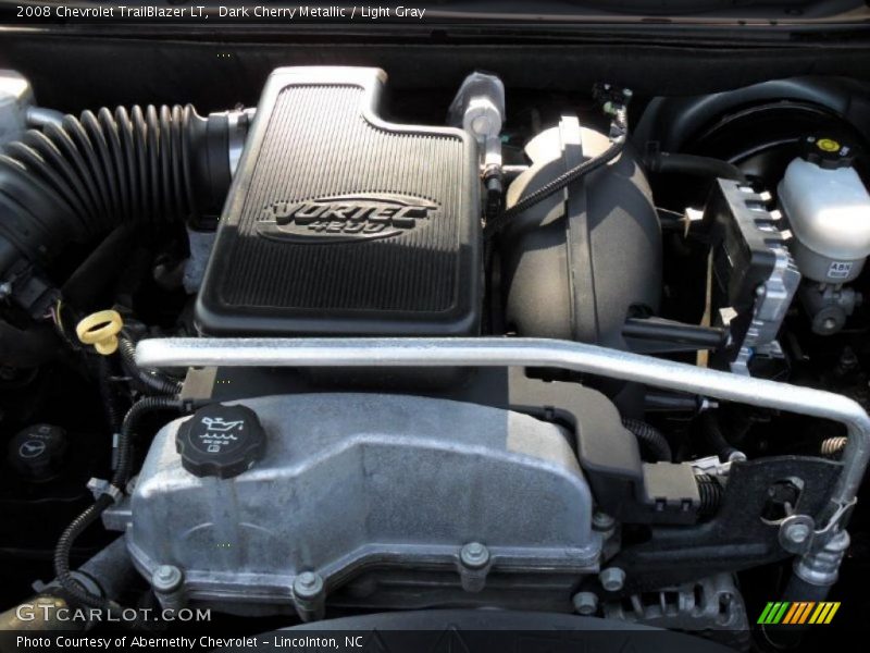 Dark Cherry Metallic / Light Gray 2008 Chevrolet TrailBlazer LT