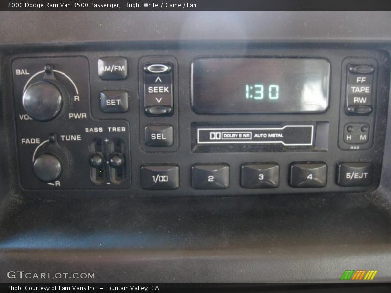 Bright White / Camel/Tan 2000 Dodge Ram Van 3500 Passenger