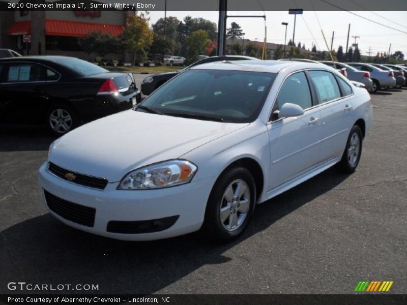 Summit White / Ebony 2010 Chevrolet Impala LT