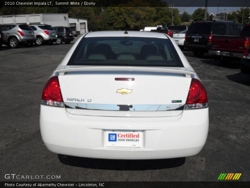 Summit White / Ebony 2010 Chevrolet Impala LT